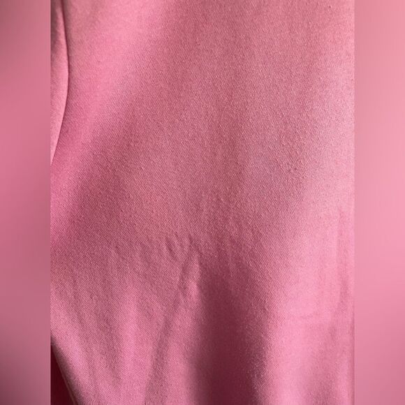 Women’s Barbie Pink Collared Sweatshirt Pull Over 1/4 Zip Size XL - Picture 3 of 7